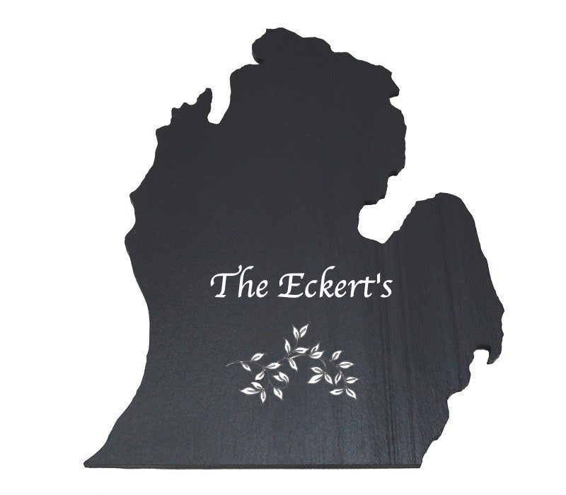Michigan Black Slate Cheese Board