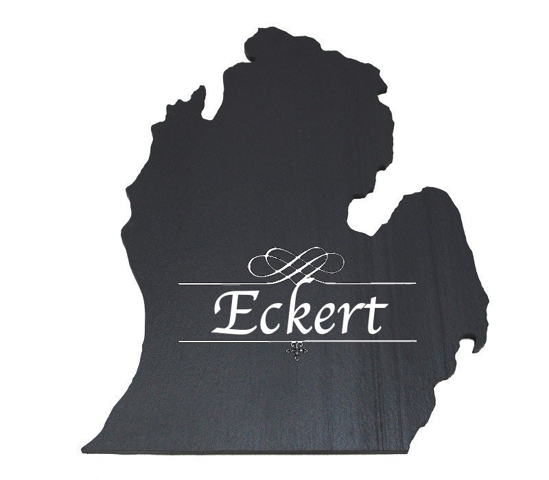 Michigan Black Slate Cheese Board