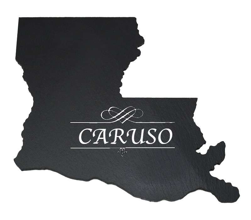 Louisiana Black Slate Cheese Board
