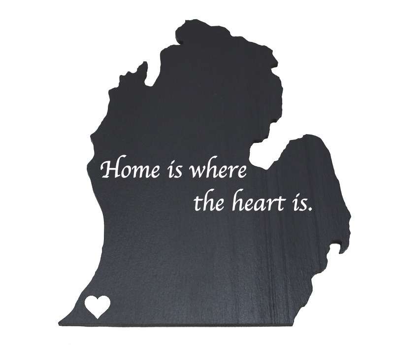 Michigan Black Slate Cheese Board