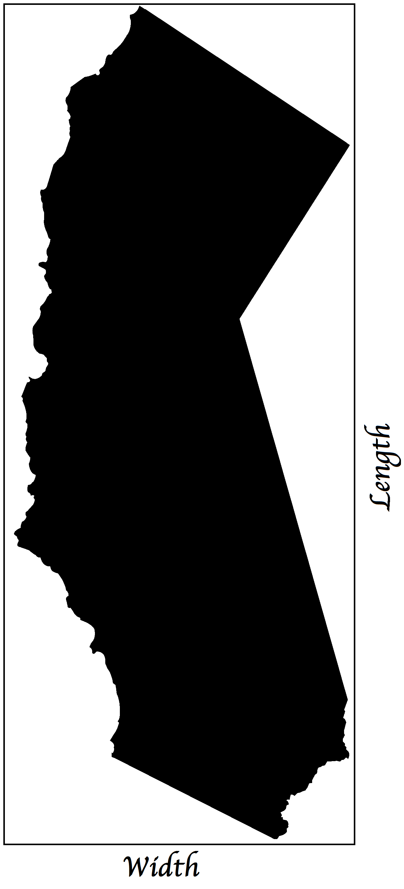 California Length & Width