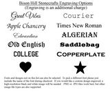 Recommended Engraving Fonts