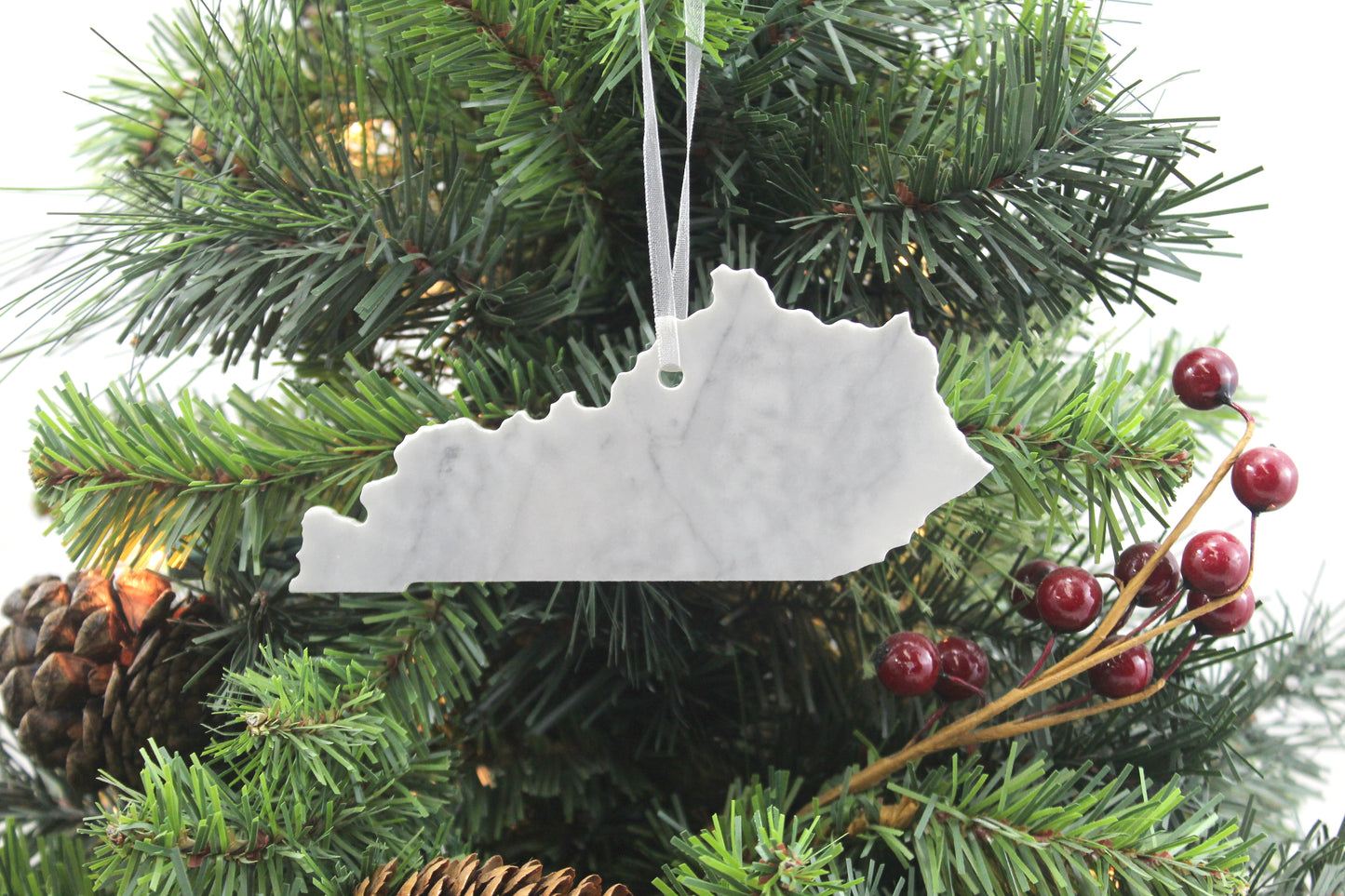 Kentucky Marble Christmas Ornament
