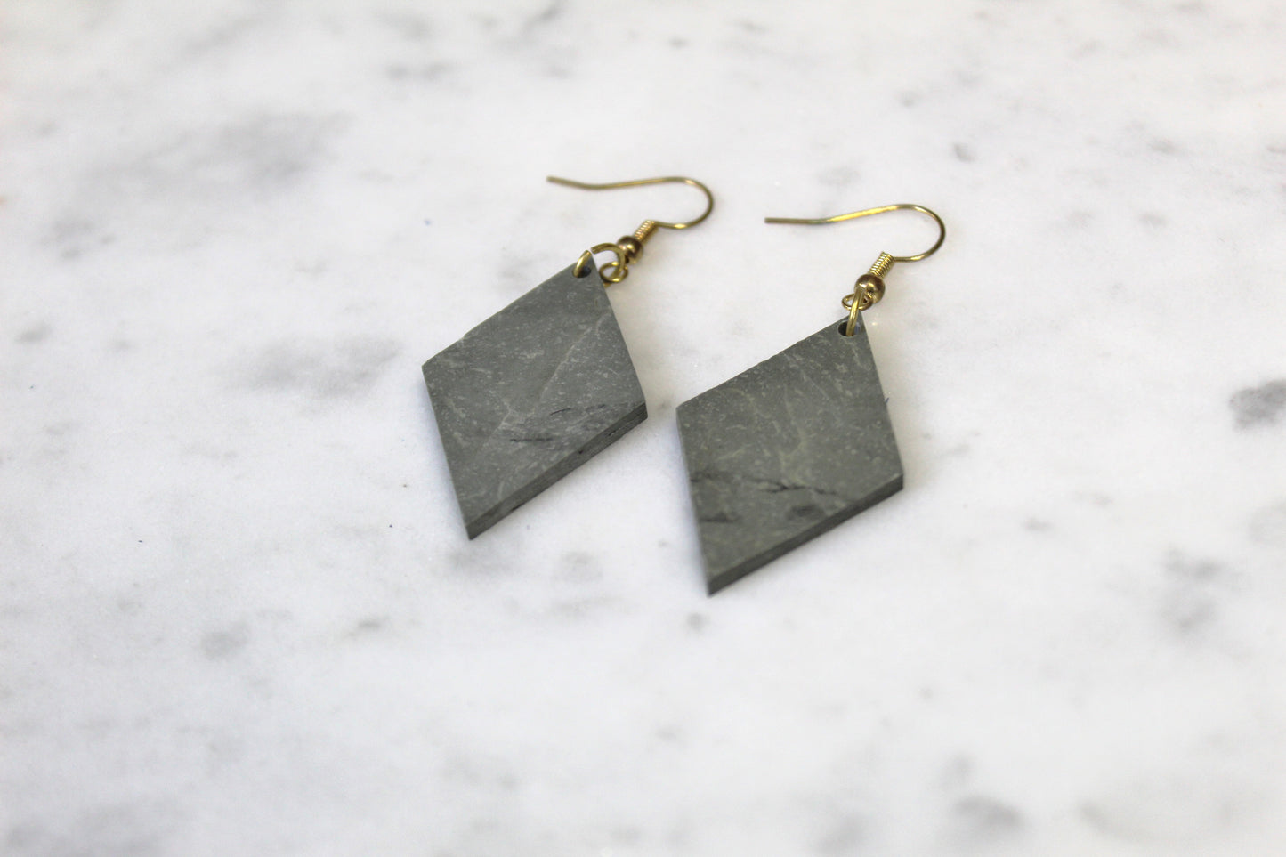 Diamond Slate Earrings