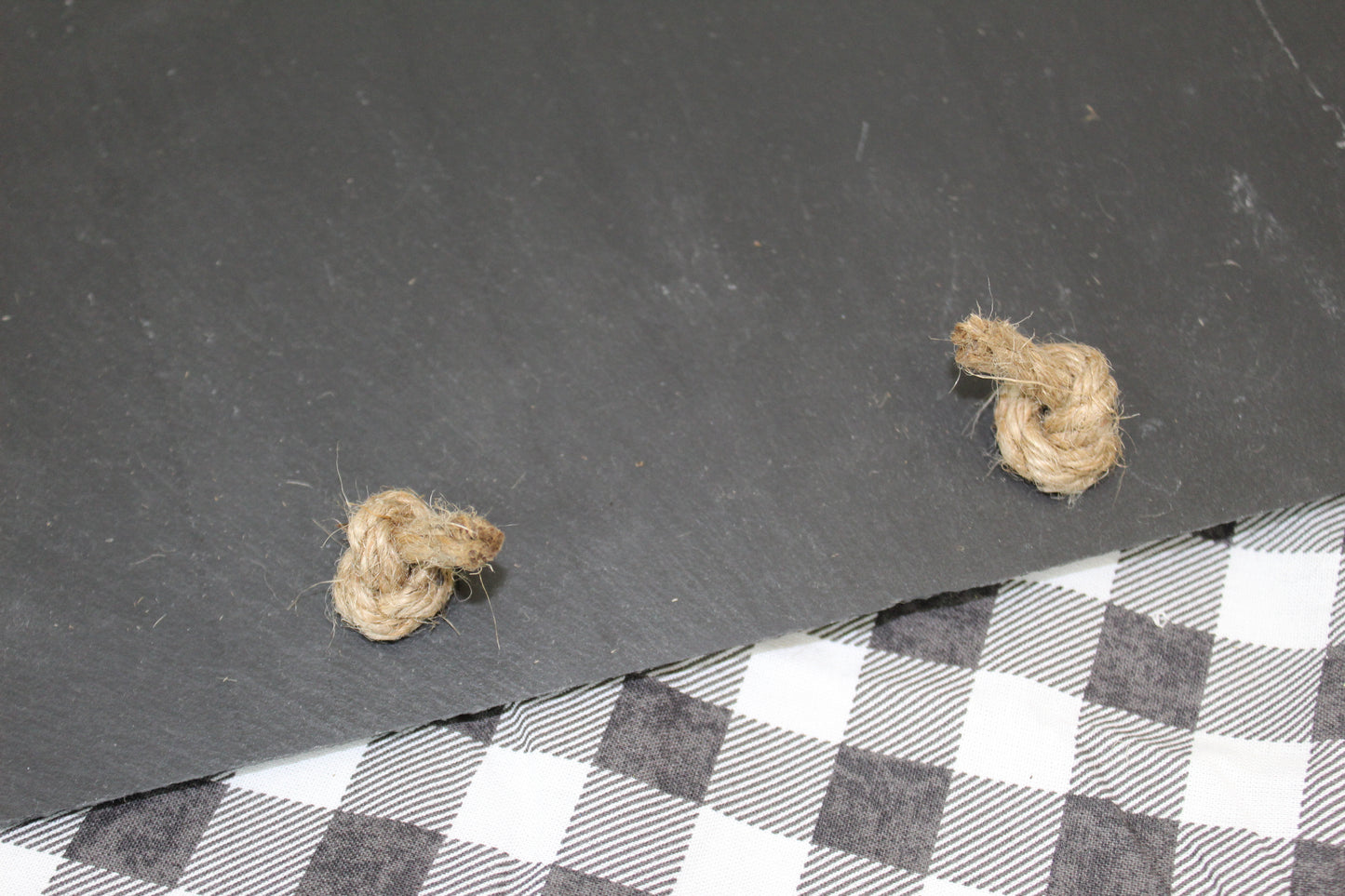 Rectangle Slate Cheese Board with Rope Handles