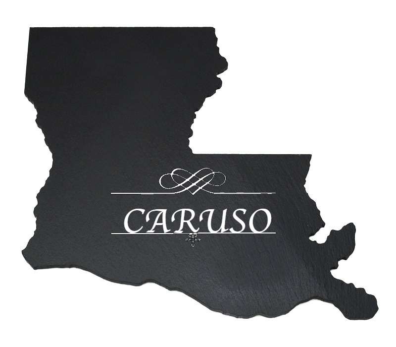 Louisiana Black Slate Cheese Board