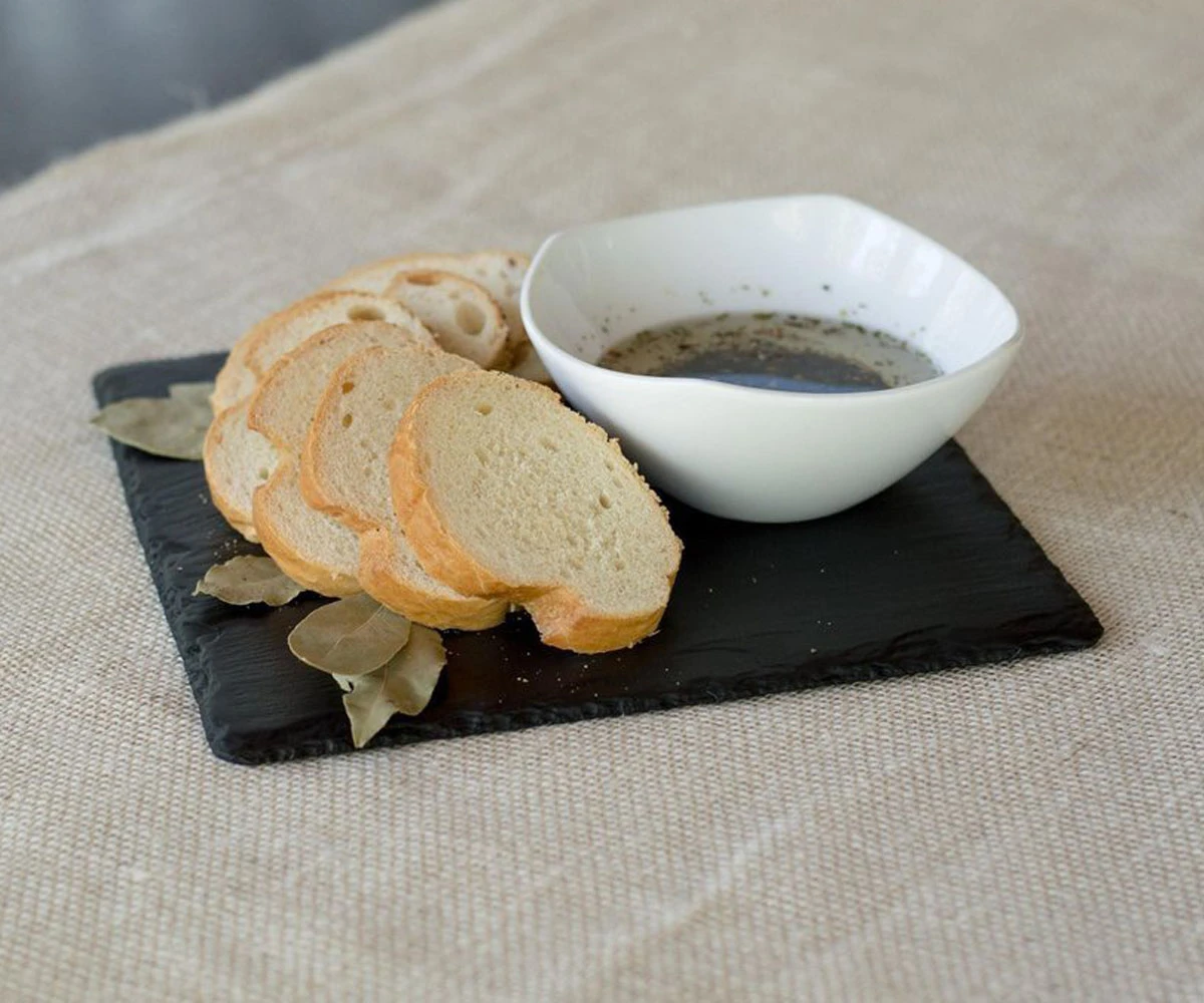 Square Black Slate Cheese Board
