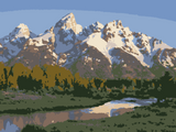 Grand Teton Paint by Number- Slate