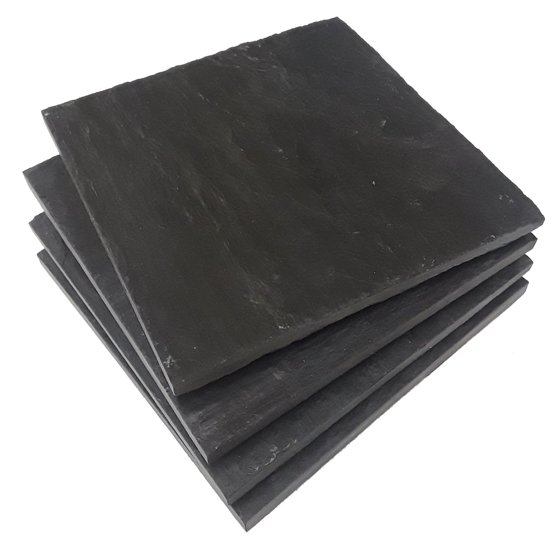 Square Black Slate Coaster