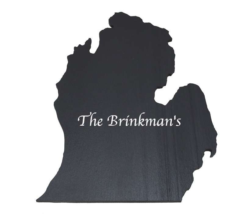 Michigan Black Slate Cheese Board