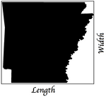 Arkansas Length and Width