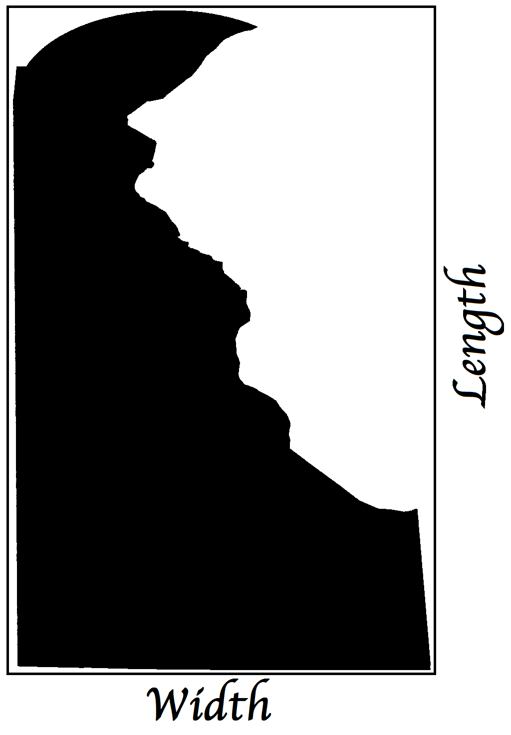 Delaware Length and Width