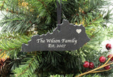 Kentucky Slate Christmas Ornament