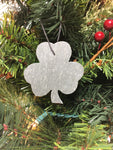 Shamrock Slate Christmas Ornament 