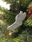 Track Shoe Slate Christmas Ornament 