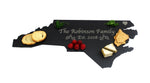 North Carolina Slate Cheese Board- Personalized with Laser Engraving