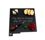New Mexico Slate Cheese Board- Personalized with Laser Engraving