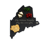Maine Slate Cheese Board- Personalized with Laser Engraving