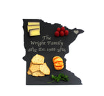 Minnesota Slate Cheese Board- Personalized with Laser Engraving