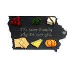 Iowa Slate Cheese Board- Personalized with Laser Engraving