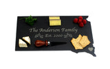 South Dakota Slate Cheese Board- Personalized with Laser Engraving