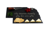 Nebraska Slate Cheese Board- Personalized with Laser Engraving