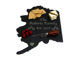 Alaska Slate Cheese Board- Personalized with Laser Engraving