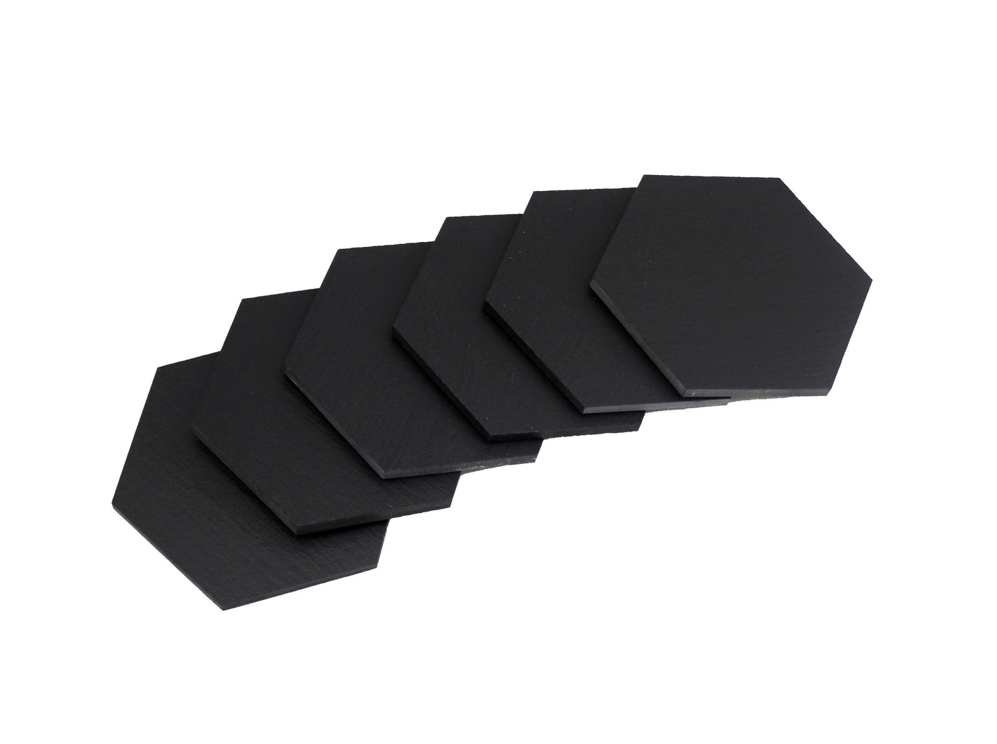 Hexagon Slate Coasters