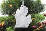Michigan Marble Christmas Ornament