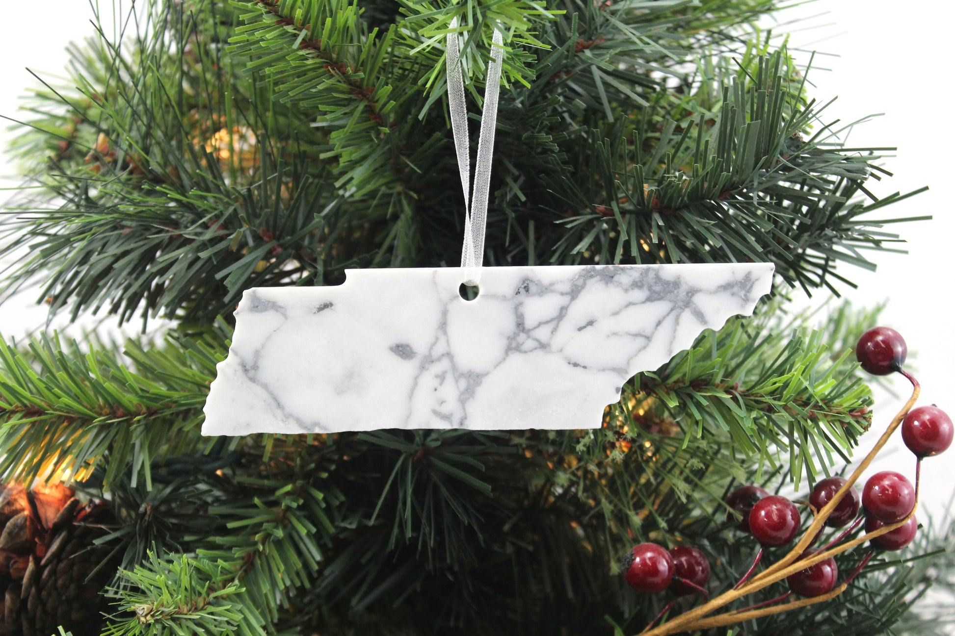 Tennessee Marble Christmas Ornament