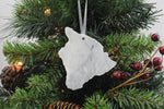 Hawaii Marble Christmas Ornament