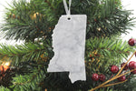 Mississippi Marble Christmas Ornament