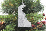 Delaware Marble Christmas Ornament