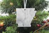 Arkansas Marble Christmas Ornament
