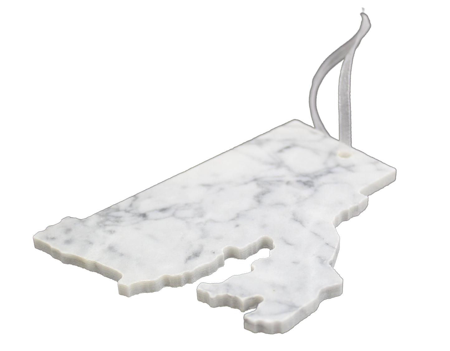 Rhode Island Marble Christmas Ornament