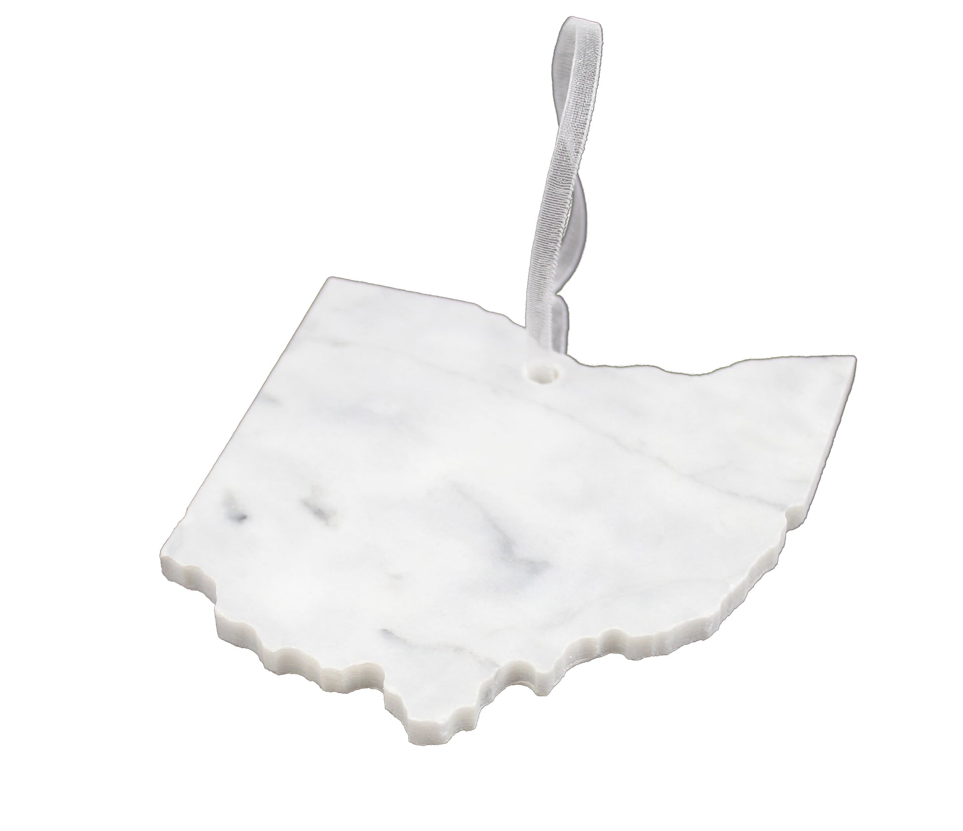 Ohio Marble Christmas Ornament