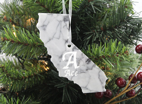 California Marble Ornament