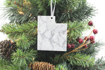 Utah Marble Christmas Ornament