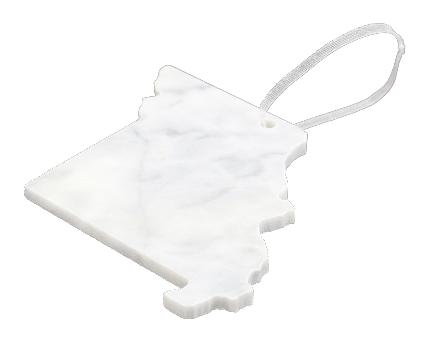 Missouri Marble Christmas Ornament