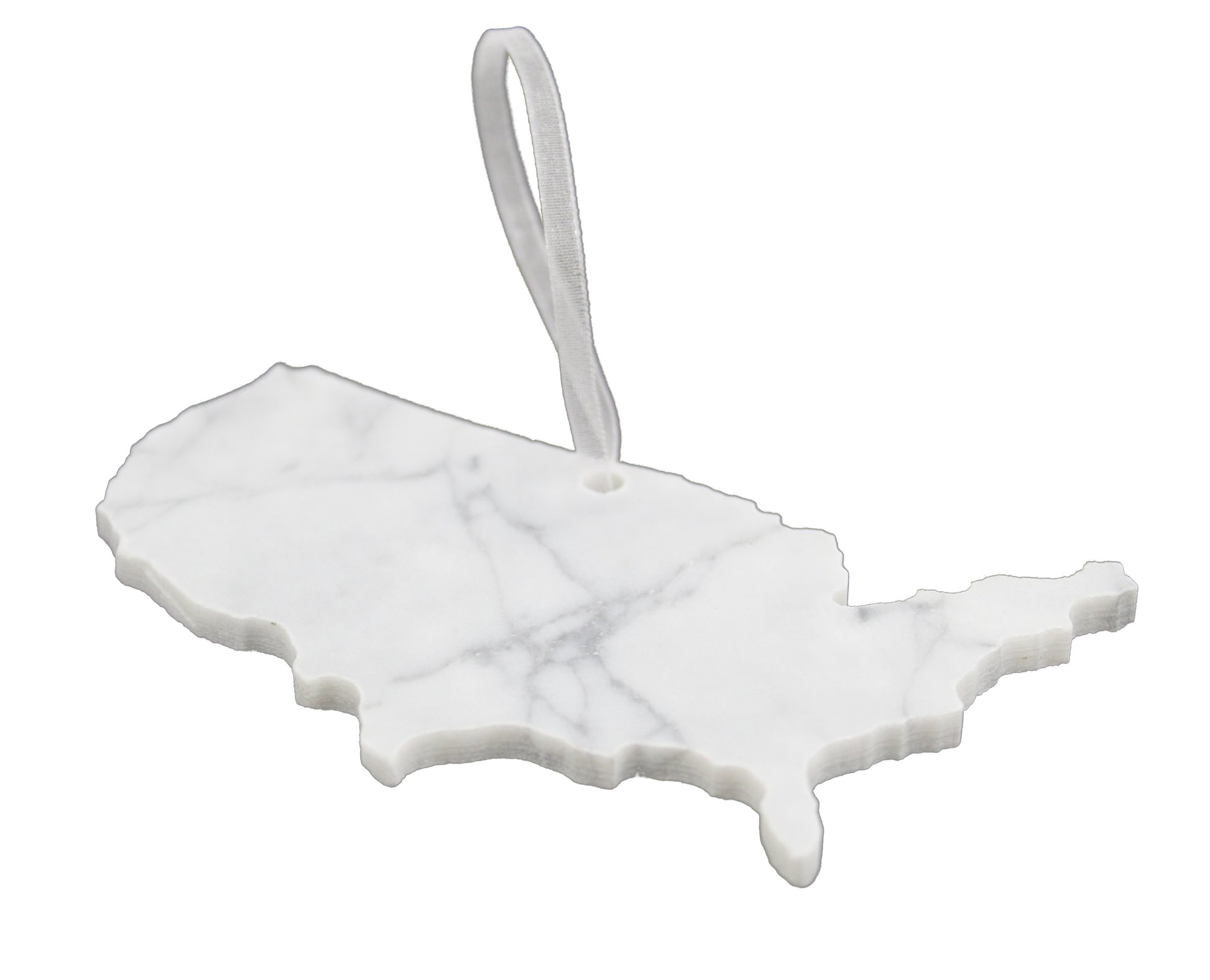 United States White Marble Ornament