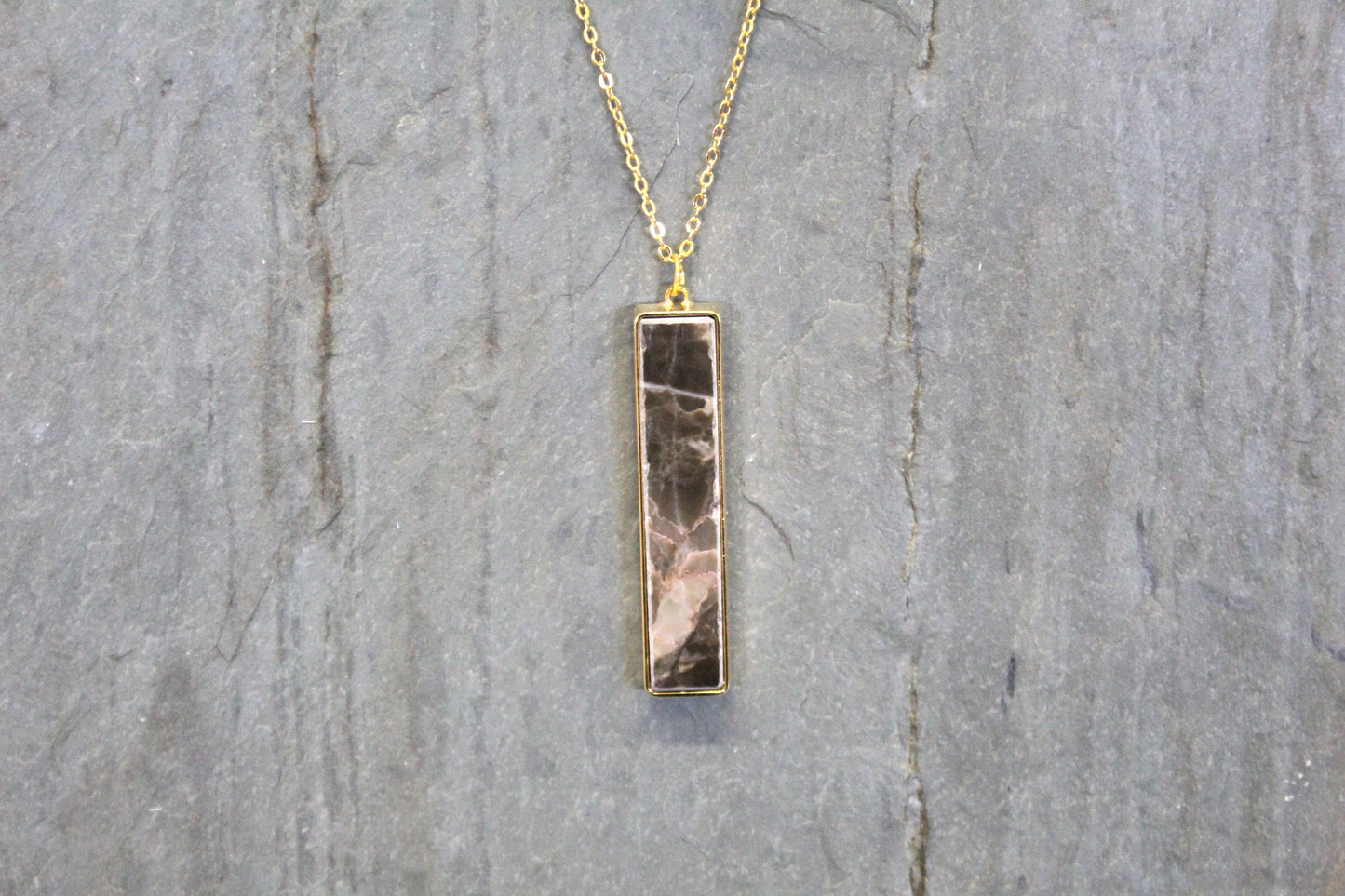 Marble Bar Necklace