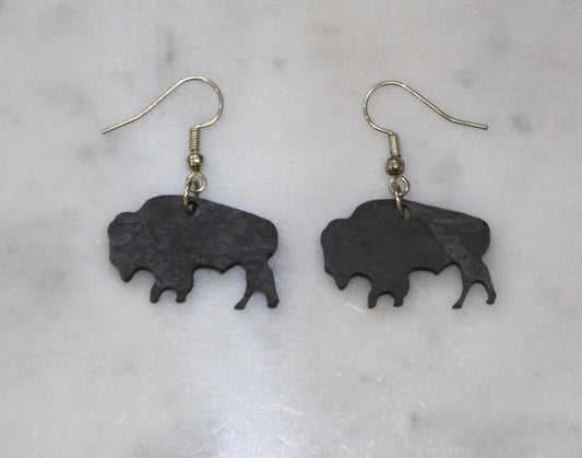 bison slate earrings