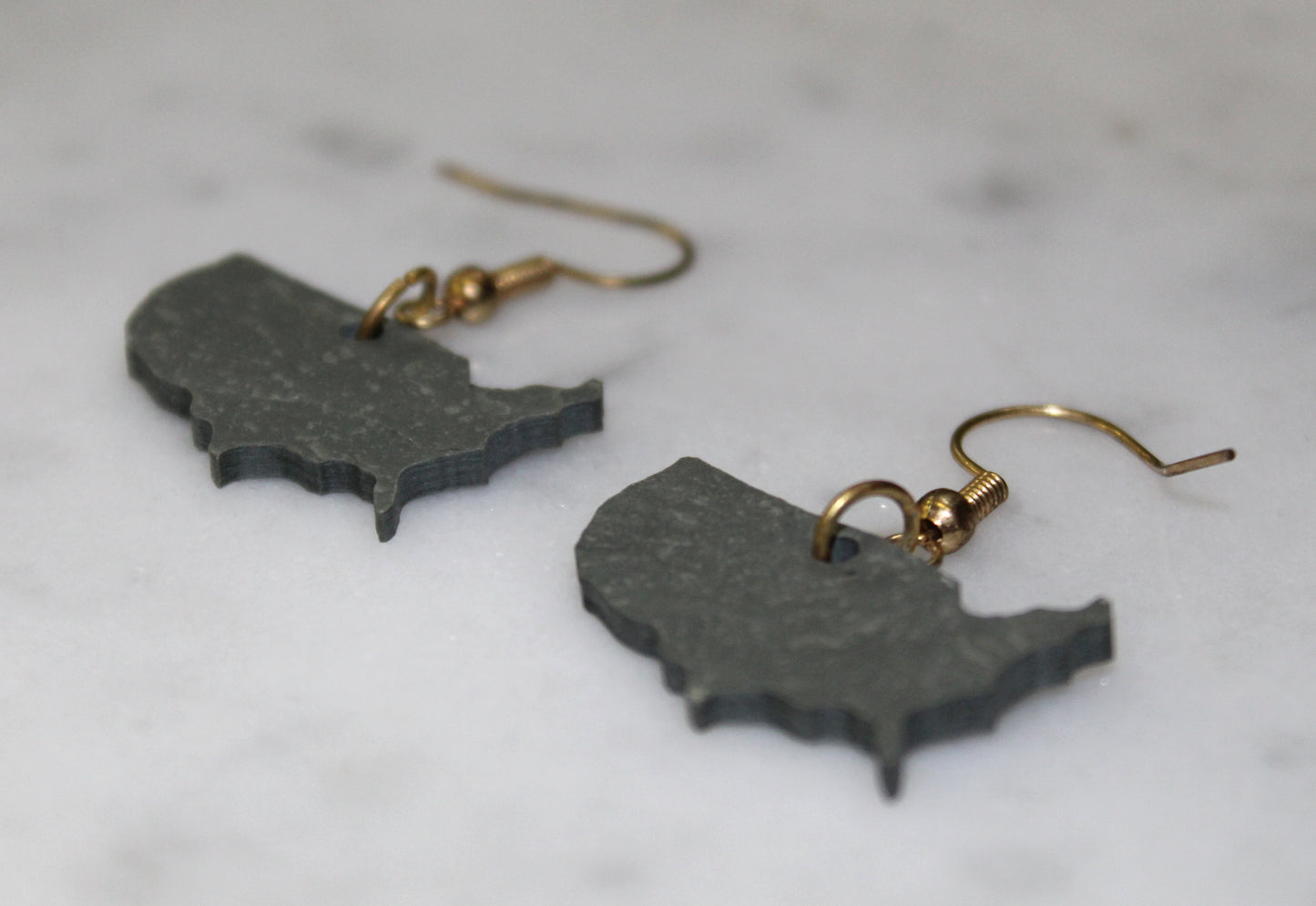 United States Slate Earrings