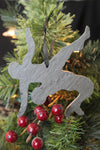 Wrestler Slate Christmas Ornament