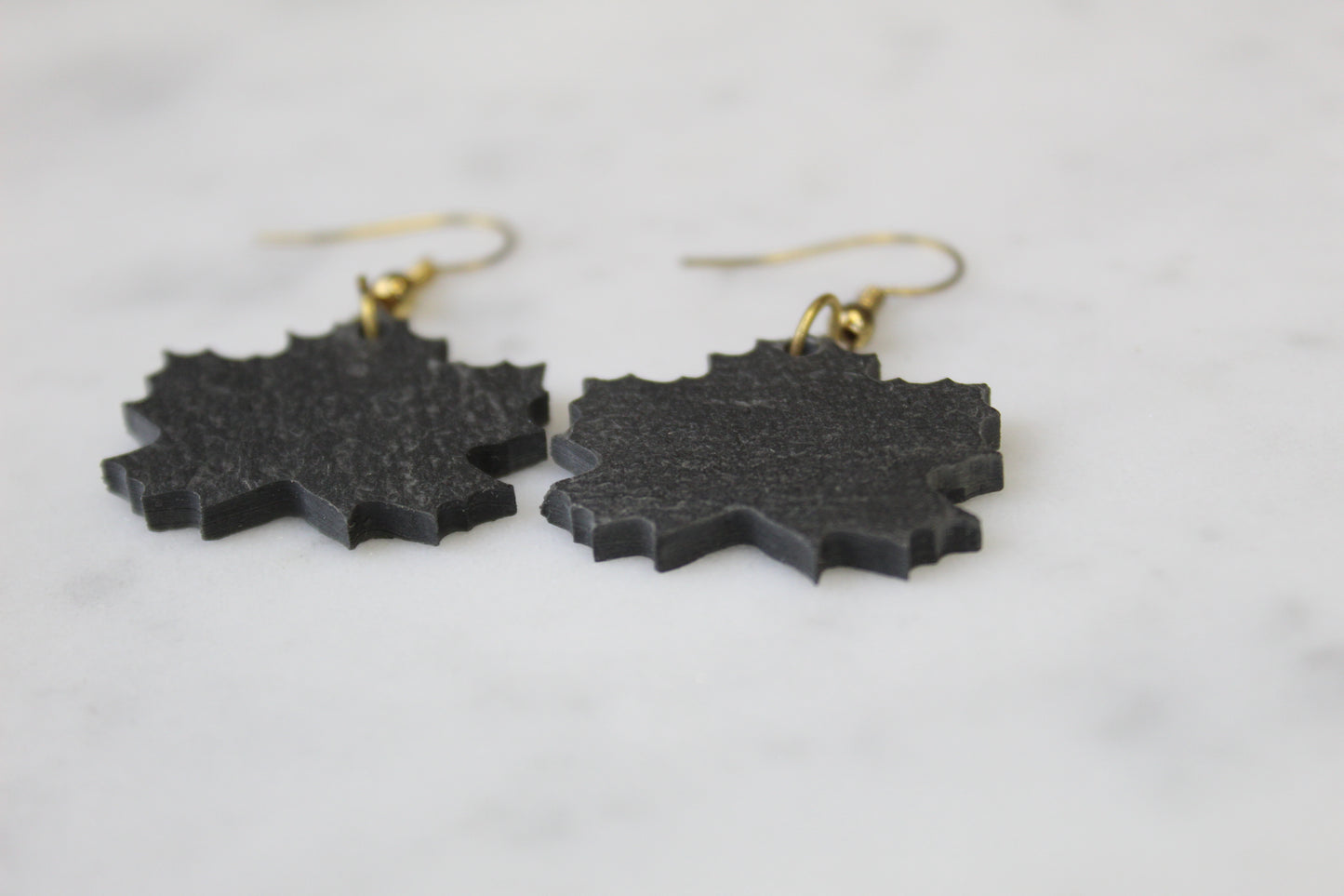 Maple Leaft Slate Earrings