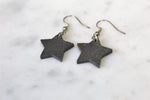Star slate earrings