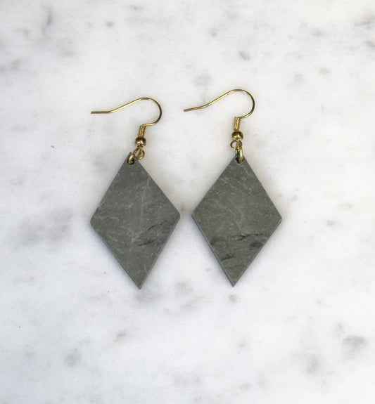 Diamond Slate Earrings