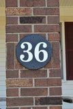 Circle Slate House Number 