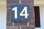 Square Slate House Number
