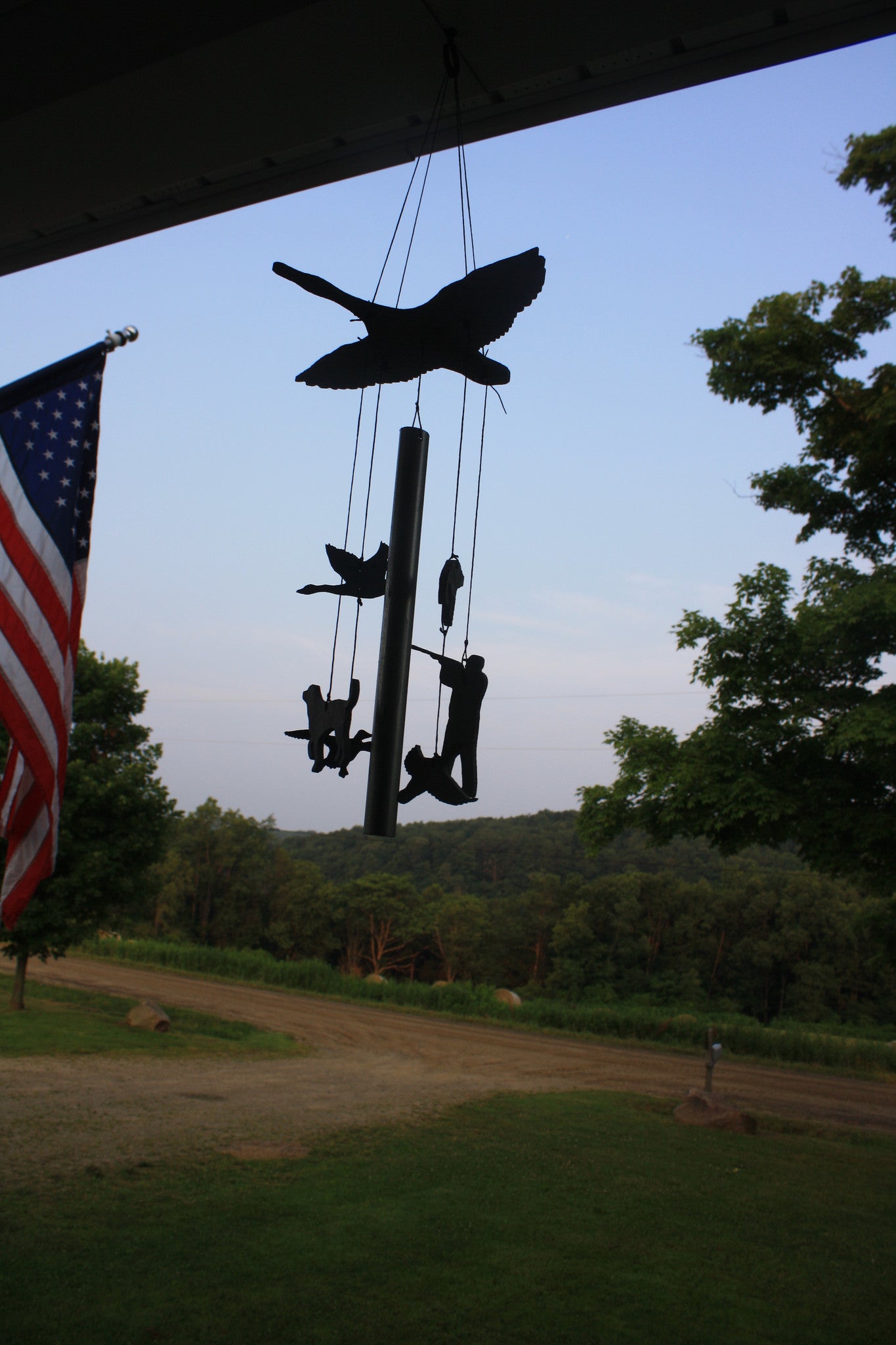 Duck Hunting Slate Wind Chime